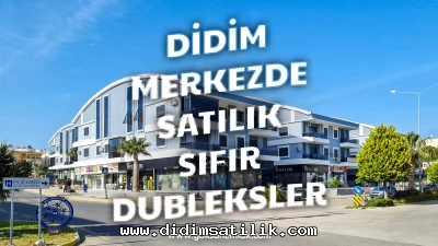 Didim Merkez'de Satılık 3+1 Sıfır Lüks Dubleks Daireler
