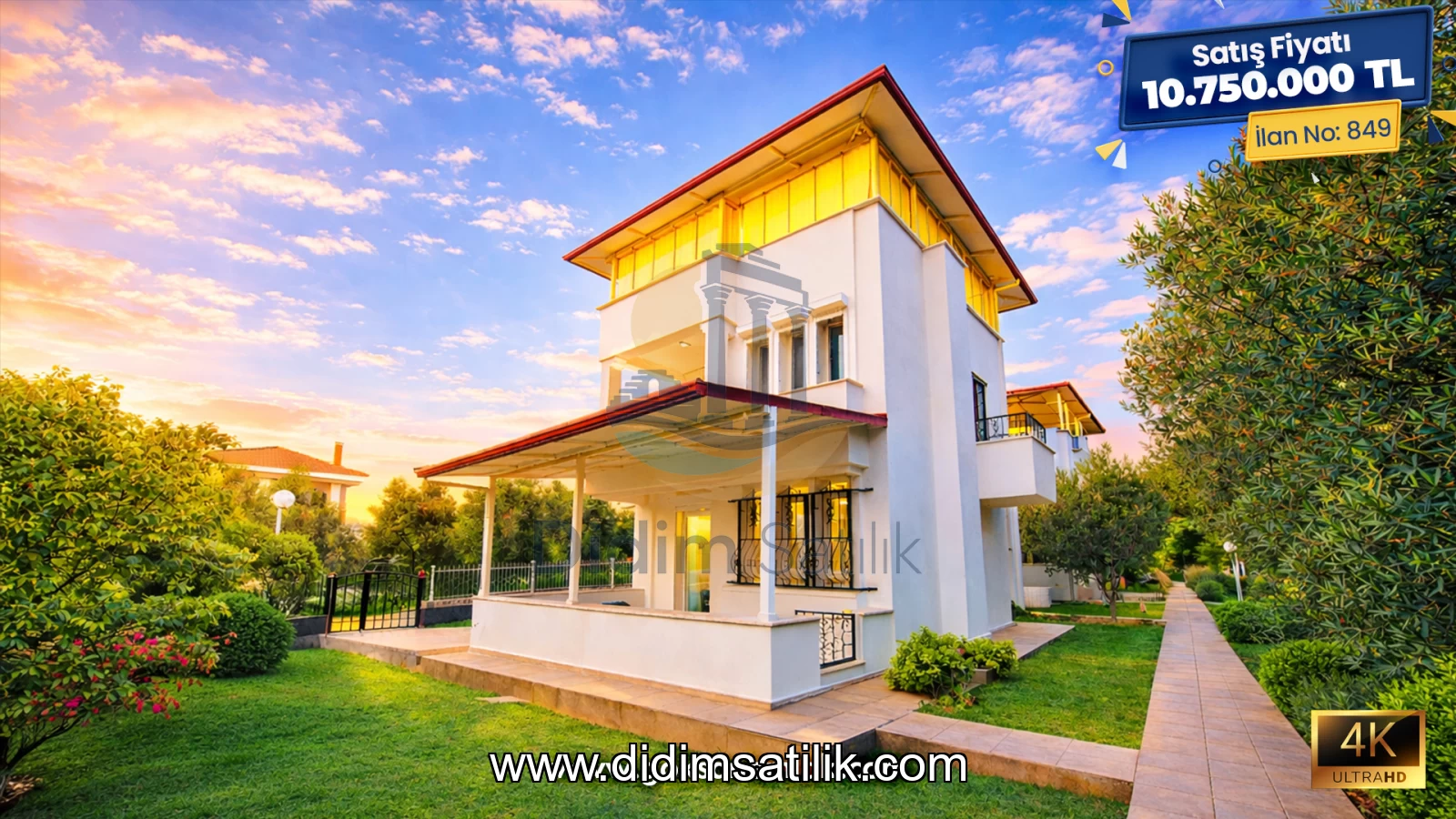 Akbük, Didim satılık 3+1 villa