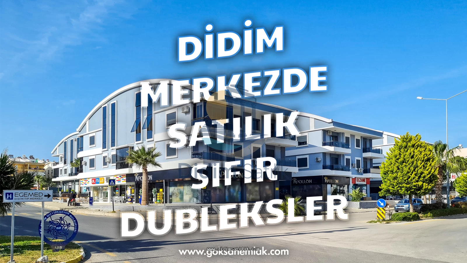 Didim Merkez'de Satılık 3+1 Sıfır Lüks Dubleks Daireler