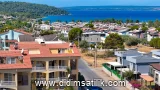 Didim Akbük Merkezde Deniz Manzaralı, Havuzlu Sitede 3+1 Dubleks