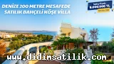 Didim Akbük'te Denize 200m Mesafede Satılık 3+1 Bahçeli İkiz Villa