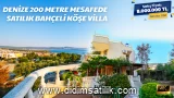 Didim Akbükte Denize 200 Metre, Deniz Manzaralı Teraslı 3+1 Bahçeli Villa